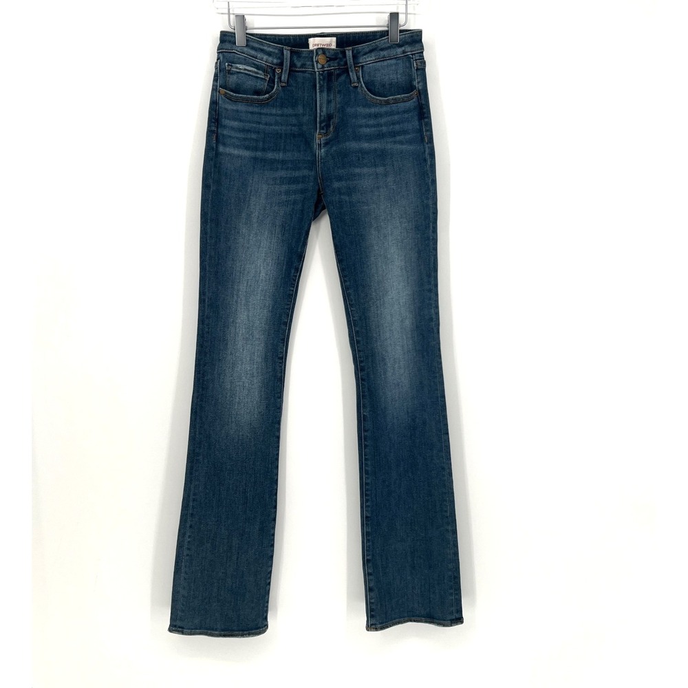Driftwood Kelly Jean Womens 25 Bootcut Mid Rise Boho Western Denim Pants